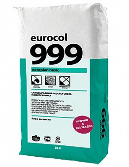 Самовыравнивающаяся смесь универсальная 999 EUROPLAN BASIC